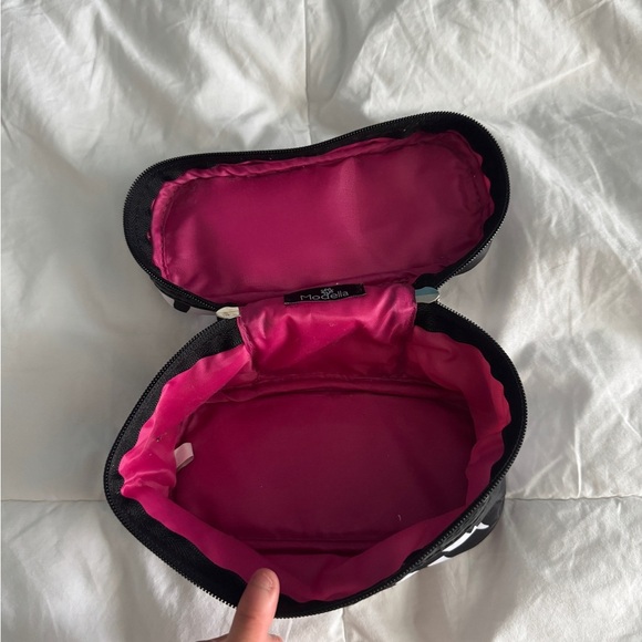 Zebra Print Makeup Bag | Travel Cosmetic Organizer | 8” x 4” - Picture 10 of 11